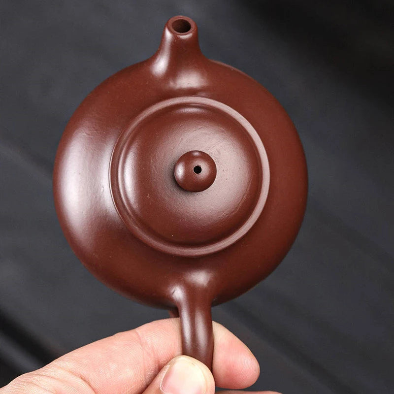 130ml Chinese Yixing Purple Clay Teapots Handmade Tea Pot Raw Ore Beauty Kettle Famous Zisha Tea Set Teaware Gift