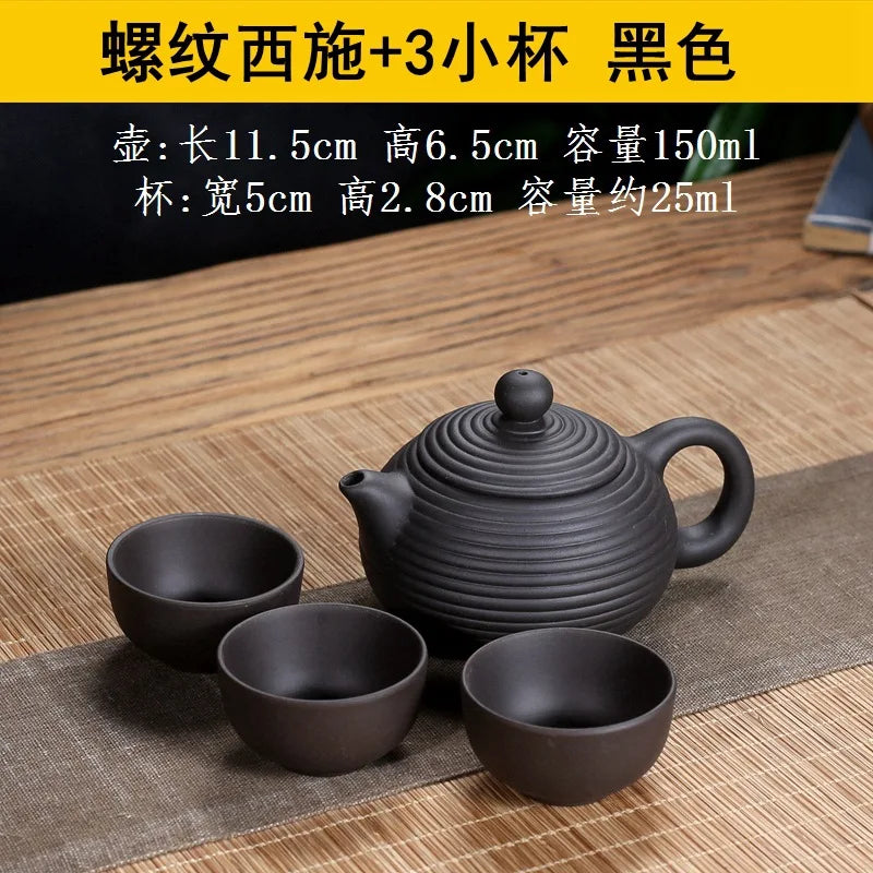 150cc Yixing purple clay Teapot Tea Pot Handmade Kung Fu Tea Set Teapots Ceramic Chinese Ceramic Clay Kettle