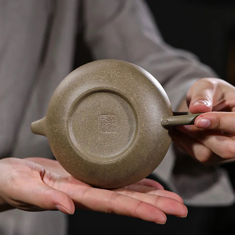 190ml Authentic Yixing Purple Clay Teapots Raw Ore Section Mud Antique Tea Pot Tea Ceremony Customized Zisha Teaware Supplies