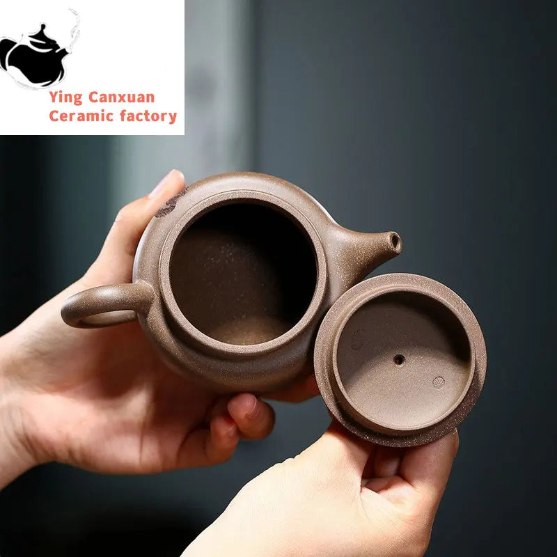 190ml Chinese Yixing Purple Clay Teapots Handmade Raw ore Tea Pot Beauty Kettle Famous Zisha Teaware Tea Ceremony Gifts