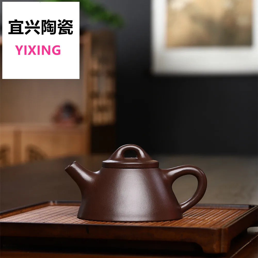 200ccYixing clay teapot Hand made Tea Pot Original Ore Red Stone Ladle Chinese Tea Pot Kung Fu Tea Set