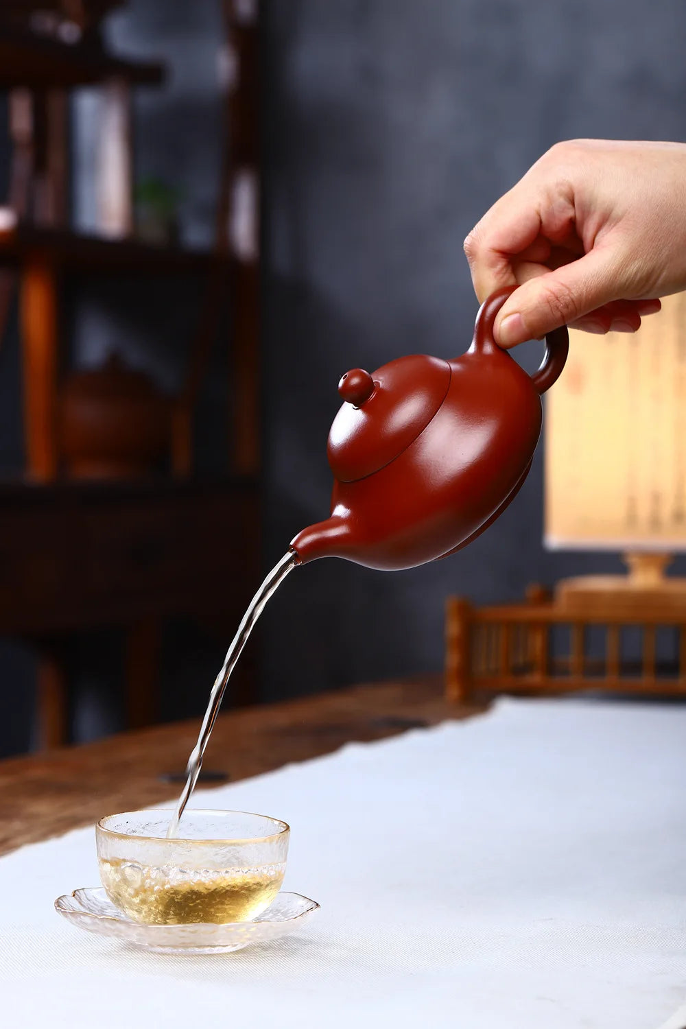 220ml Chinese Yixing Handmade Tea Pot Purple Clay Teapot Beauty Kettle Home Dahongpao Customized Teaware Tea Ceremony Tea Set