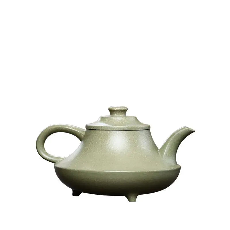 245CC Real Handmade Boutique Green Kettle Yixing Purple Clay Teapot Puer Tea Set Kung Fu Zisha Teaware Tea Pot