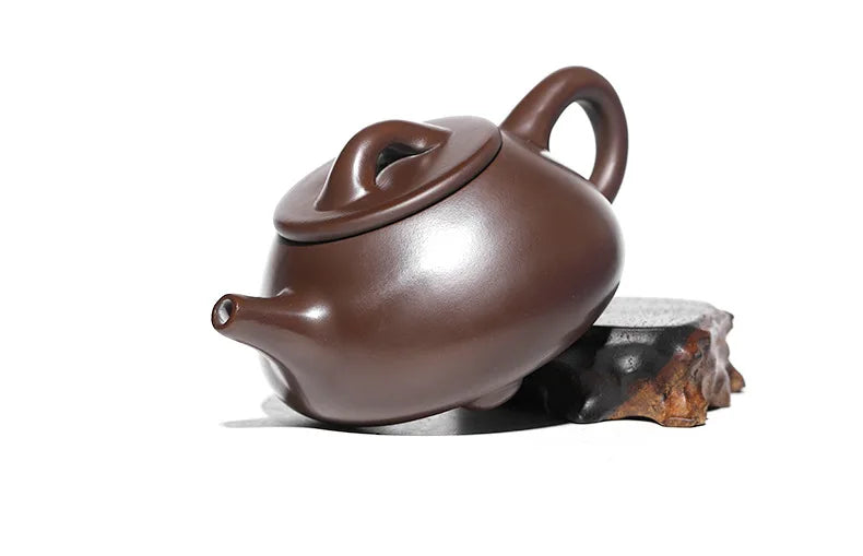 330cc New Chinese style purple sand painted gold Dahongpao tea pot, household tea ceremony tea set puer tea kung fu