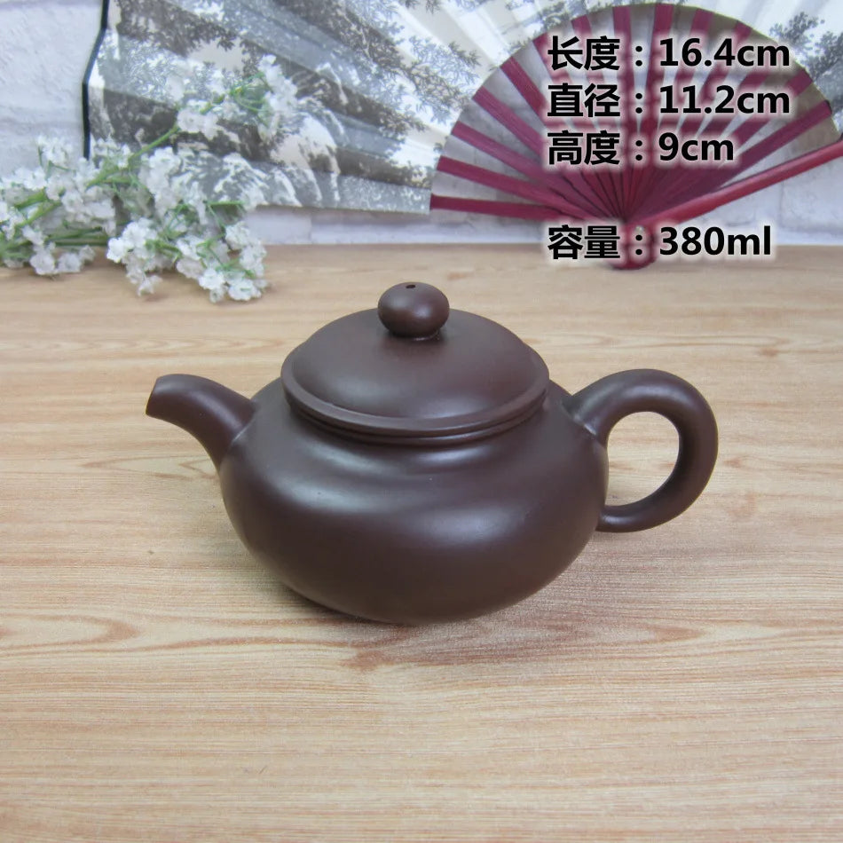 380ml Authentic Yixing Purple Clay Teapot Handmade Filter Beauty Tea Pot Chinese Zisha Tea Maker Tradition Teaware Accessories