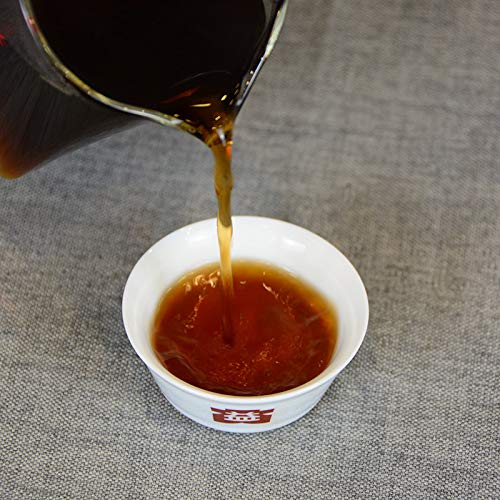 ONWILLTEA -Bao Yan Pai PU-ERH BRICK TEA Xiaguan Ripe Puer Tea 250g Ripe Pu'er Brick Shou Pu-er