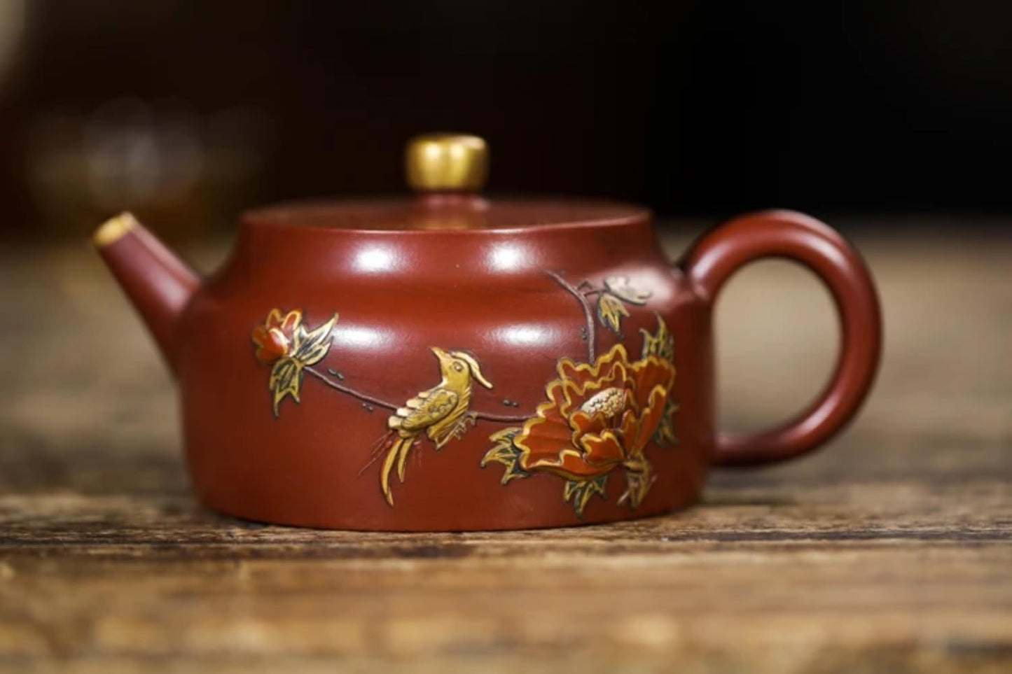 Master Handmade Purple Clay Tea Pot Zisha Tea Infuser Teaware