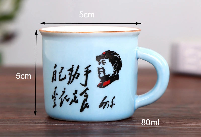 6pcs/set Mini tea mug set Porcelain Teacup Set Loose Leaf Teapot Drinkware Oolong Tea Ceramic China Kung Fu Tea Sets