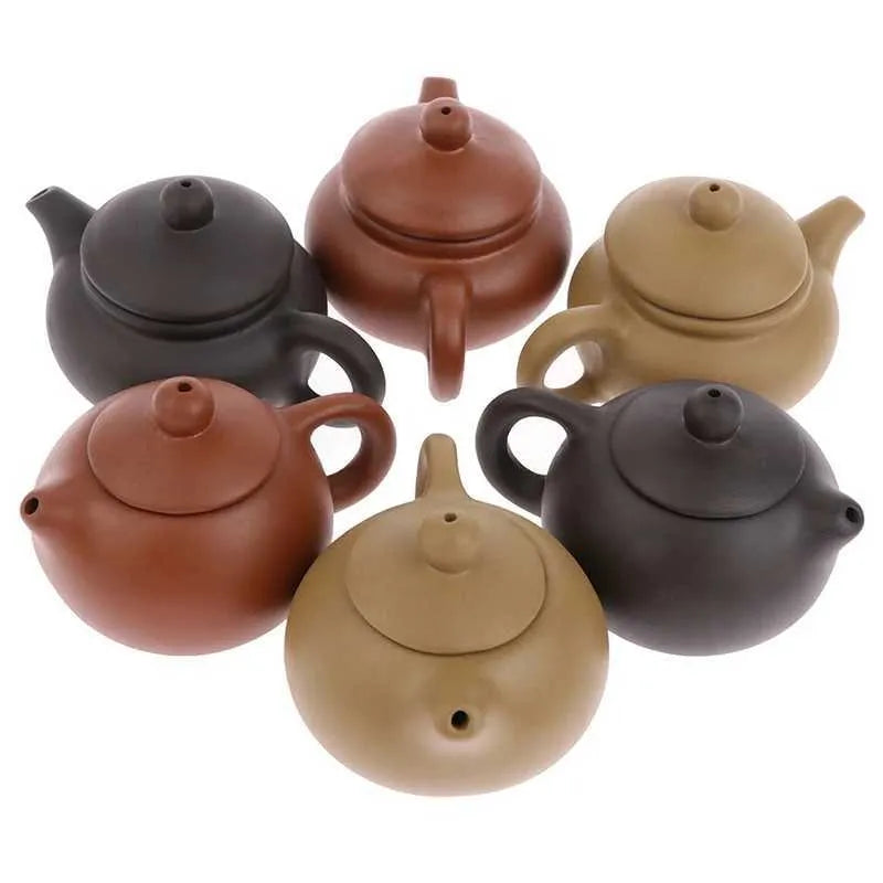 1Pc Purple Clay Finger Teapot Tea Pet Pocket Tea Set Ornaments Tea DecorationXJ240814