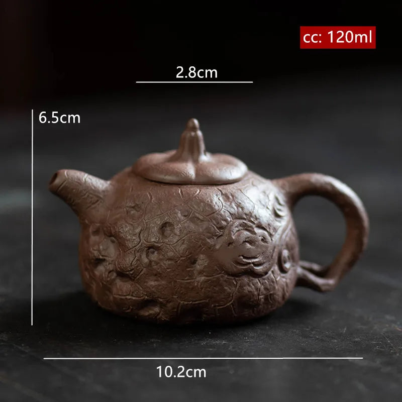 Boutique Yixing Purple Clay Teapots Handmade Zisha Beauty Tea Pot Tea Ceremony Supplies Customized Teaware Gifts Tea Infuser