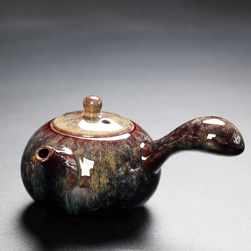 Ceramic Teapots Tea Set and Coffee Teapot for Tea Jianzhan Kiln Change Pots Yixing Zisha Teapot Clay Heated Kettle Kettle Gaiwan