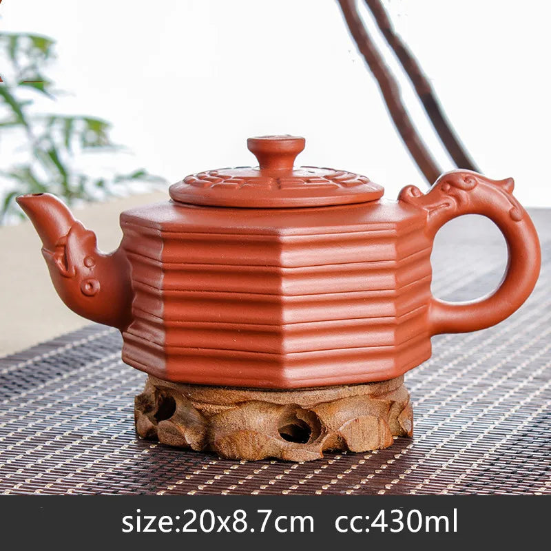 Chinese Yixing tea pot Large capacity Purple Clay Teapots beauty kettle Raw ore Handmade Tea set Tea ceremony supplies