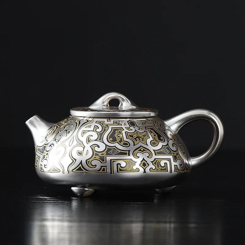 Japanese Ceramic Tea Pot, Luxury Tea Warmer, Vintage Yixing Teapot, Handmade Tea Infuser, Kung Fu Tea Table, 200ml