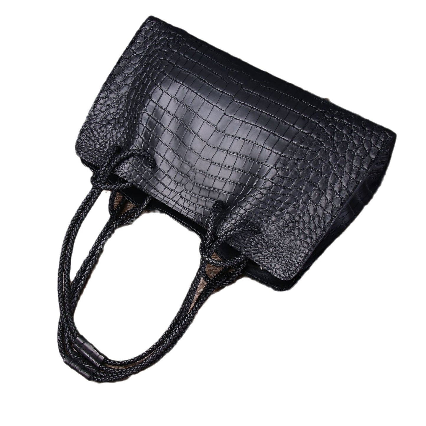 New Arrival Croc-Effect Large Capacity Tote Bag for Women, A Fashionable Shoulder Top-Handle Handbag with Croc-Pattern Design, Perfect Everyday Purse