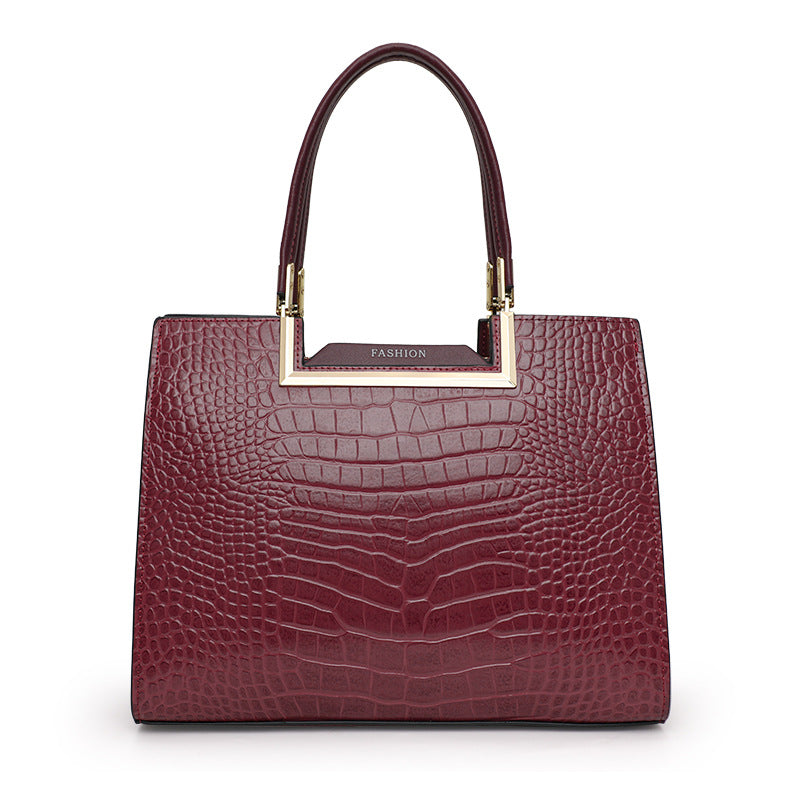 Genuine Leather Shoulder Crossbody Bag for Women, New Versatile Premium Wedding Handbag, Top Handle Mom Purse for Ladies