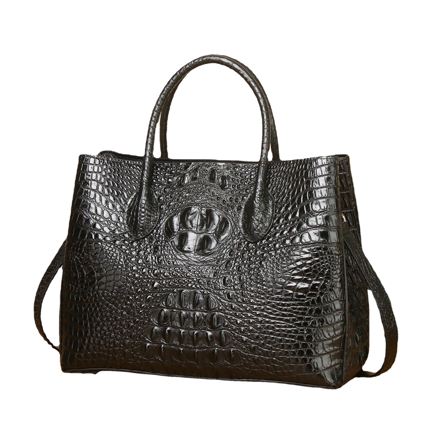 New Arrival Classic Croc-Effect Garden Tote Bag for Women, A High-End Large Capacity Shoulder Crossbody Top-Handle Handbag with Premium Design