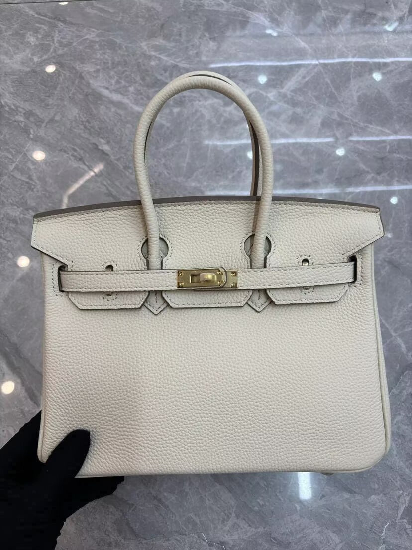 Genuine Top Layer Pebbled Cowhide Birkin-Style Bag for Women, Large Capacity Commute Top Handle Shoulder Crossbody Purse, Premium Leather Handbag for Ladies