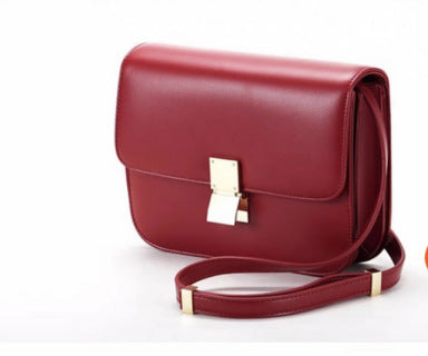 Genuine Leather Vintage Small Square Bag for Women, New Fashionable Shoulder Crossbody Purse, Flight Attendant Handbag for Ladies