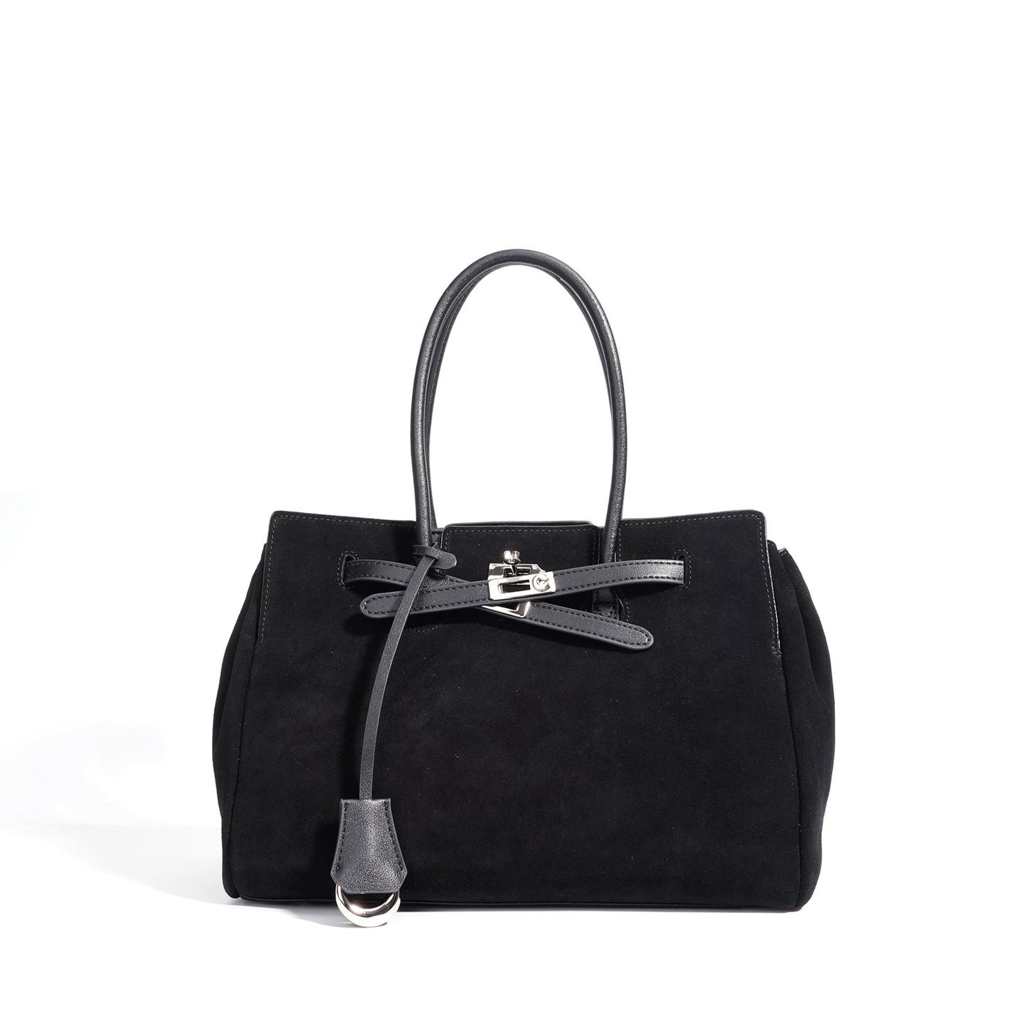 Vintage Versatile Genuine Leather Large Capacity Handbag, Niche Designer Commute Shoulder Crossbody Top Handle Purse for Women