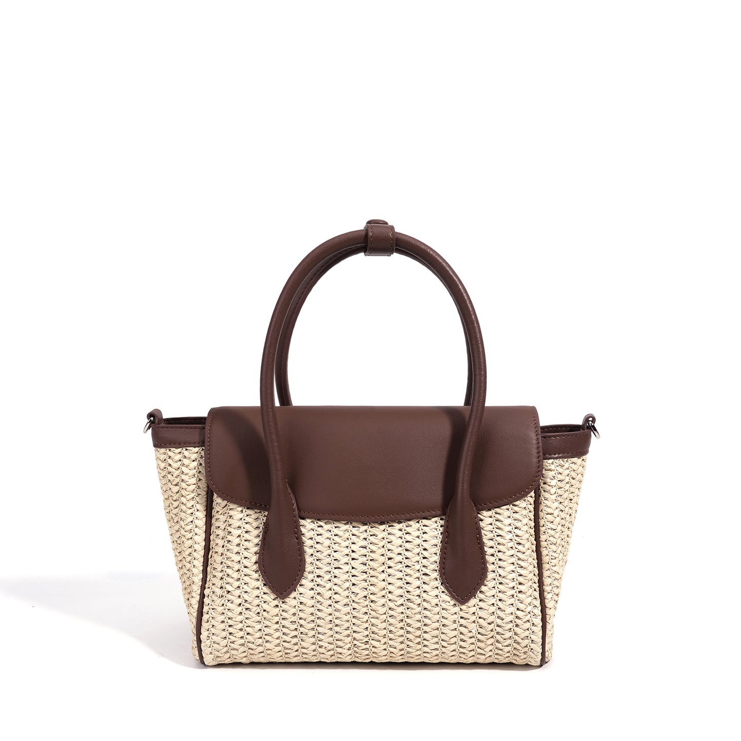 New Spring Summer Light Luxury Woven Cowhide Bag, Niche Designer Minimalist Crossbody Shoulder Top Handle Purse, Premium Handbag for Women