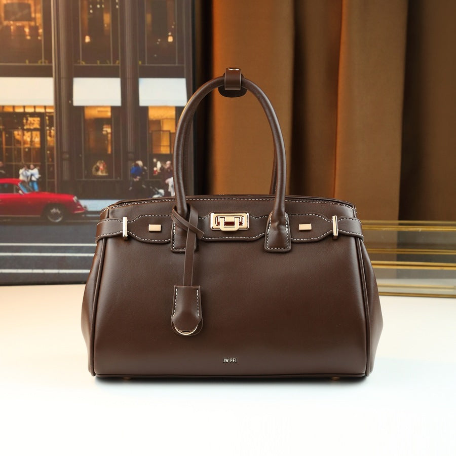 Chic Soft Leather Birkin-Inspired Tote Bag for Women, Premium Multi-Color Handbag with Versatile Commuter Design, Perfect for Work & Everyday