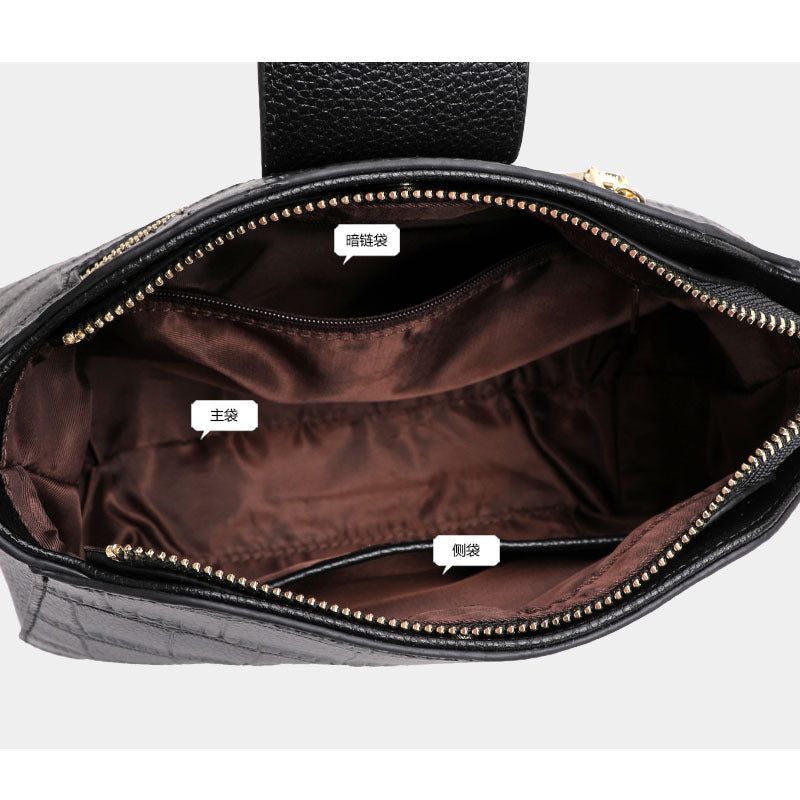 New Premium Top Layer Cowhide Small Bag, High-Quality Summer Shoulder Crossbody Purse, Trendy Handbag for Women