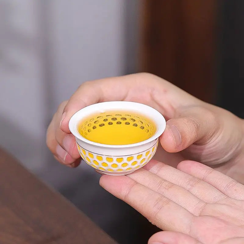 Portable Kung Fu Travel Tea Set Porcelain Gaiwan Tea Cups Mug of Tea Ceremony Teapot Chinese Ceramic Teacup Drinkware