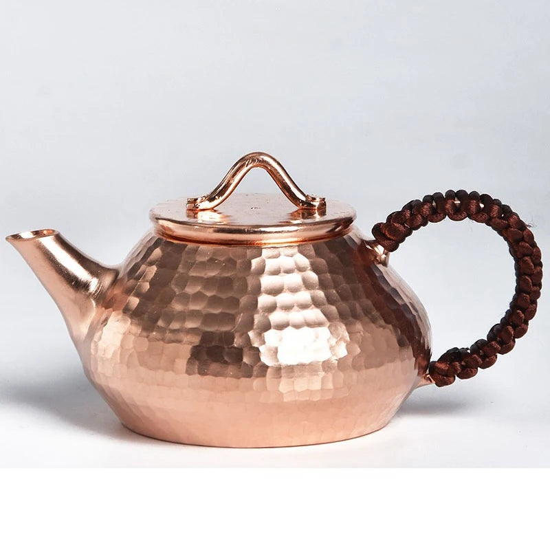 Portable Teapot Tea Set Japanese Small Kettle Copper Coffee Pots Tea Kettle Vintage Handmade Infuser Teapot Metal Teapots Gift