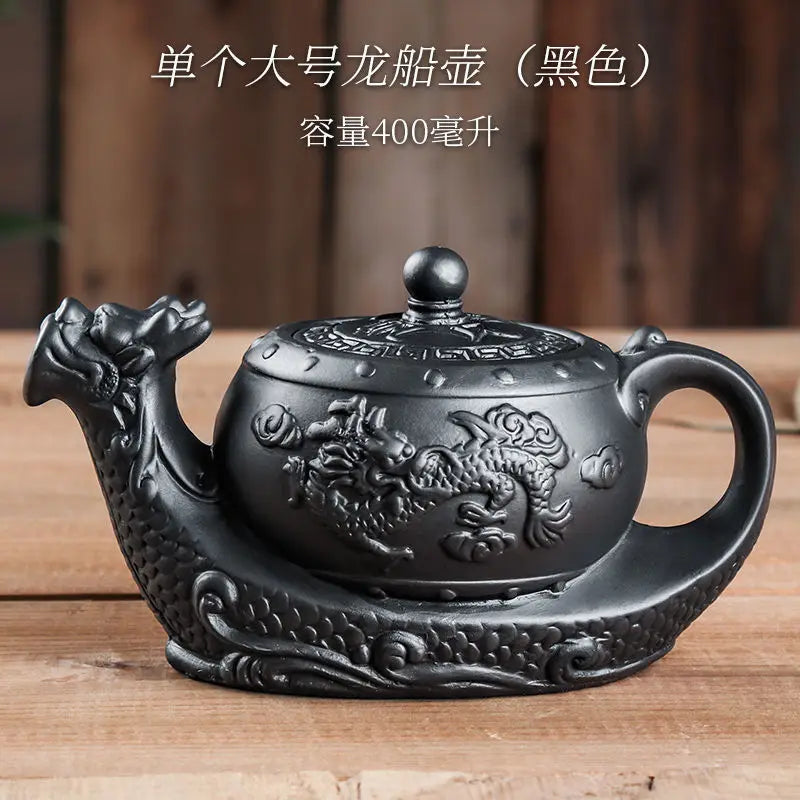 Purple Clay Teapot Large Capacity Teapot Single Pot Teapot Household Kungfu Tea Set