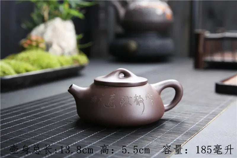 Handmade Purple Clay Teapot Chinese Yixing Zisha Tea Kettle Teaware Set Home Use Tea Set Gongfu Tea Pots Set