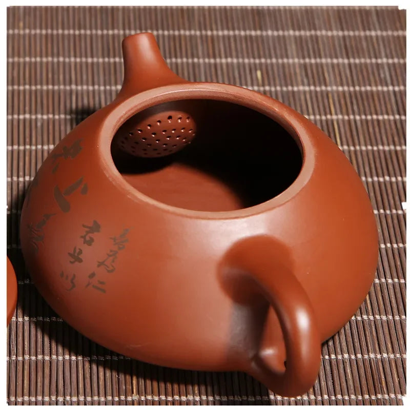Yixing Zisha Teapot Authentic Tea Kettles Chinese Handmade Purple Clay Teapots Tea Infuser Gongfu TeawareTea Set