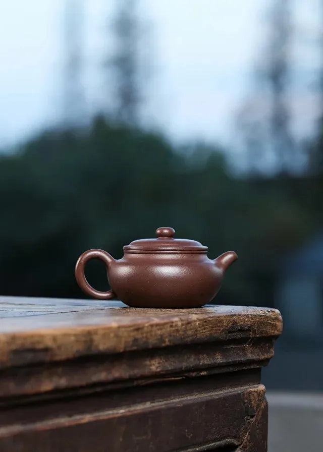 raw ore vermilion clay teapot Chinese teapot 170ml