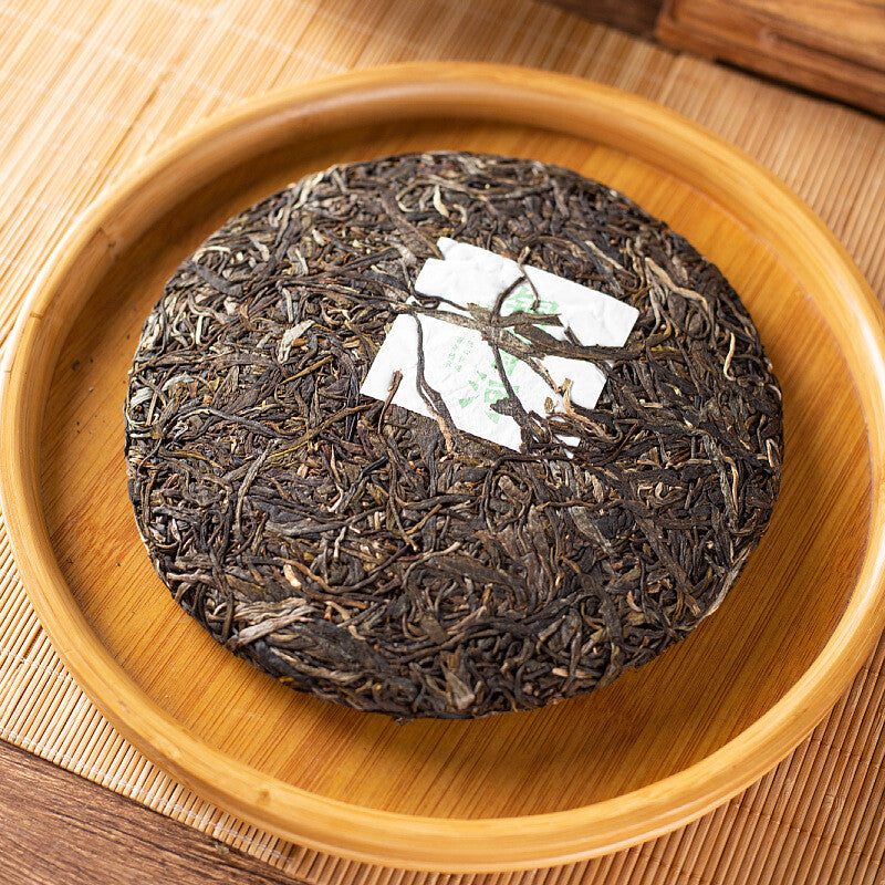Yiwu Tongqing River Spring Tea Pu'er Tea Raw Tea Qizi Cake 357g