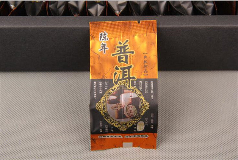 125g Chinese Loose Tea Shu Pu er Tea 25Bags Mini Puer Tea Ripe Organic Tea
