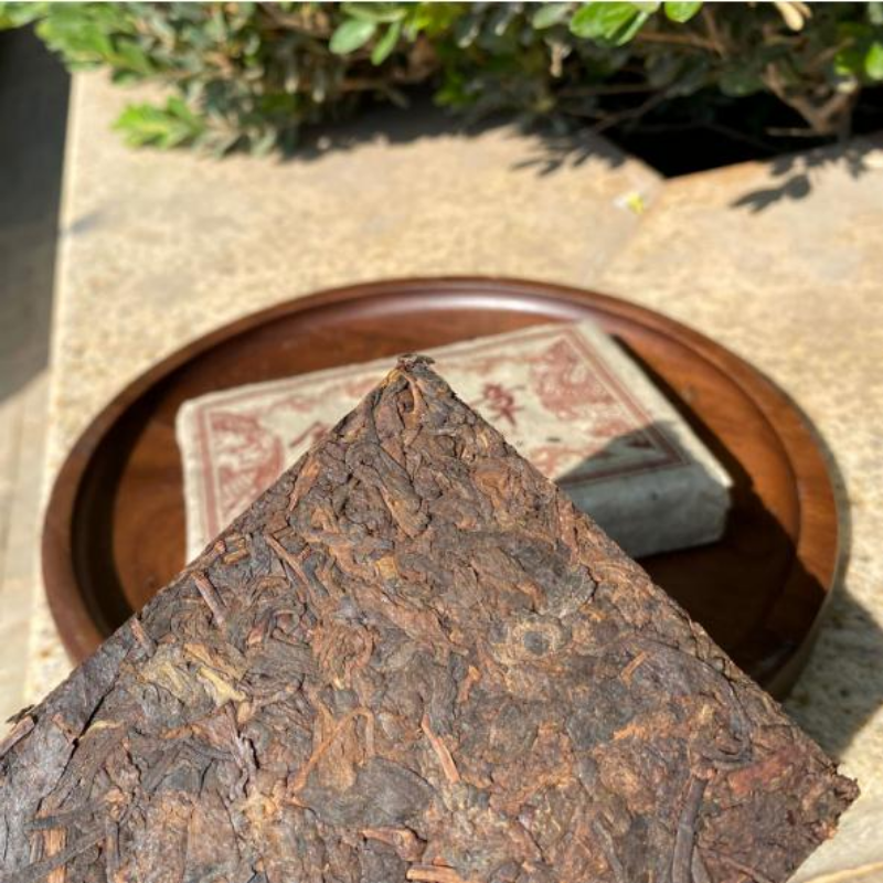 Boiled Pu-erh Tea Organic Pu'er Tea 200g Ripe Puerh Tea Brick Golden Banzhope-