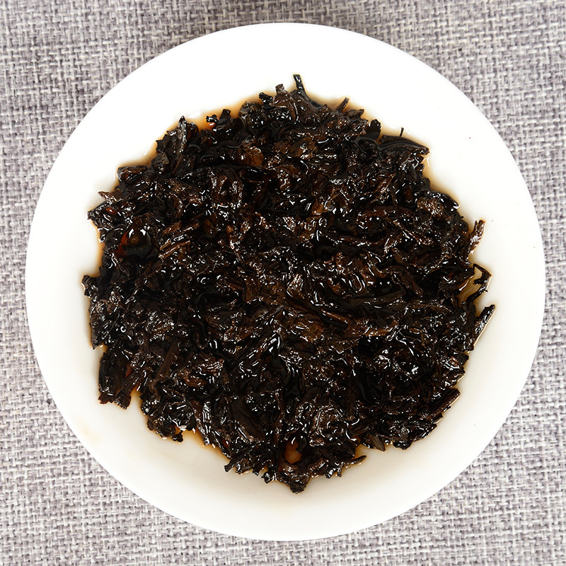Seven Cakes Tea 357g Ripper Tea Pu'erTea Yunnan Tea Deep Mountain Wild Rhyme Rib-