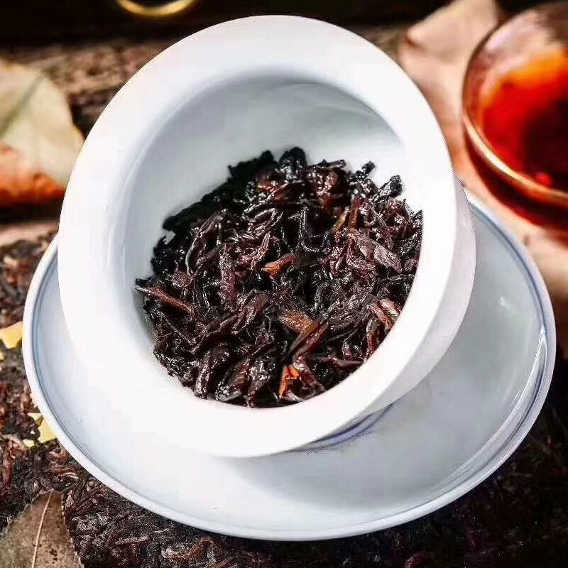 250g Traditional Craft Tea Classic Cooked Puer Tea 7581 Ripe Puerh Tea Brick