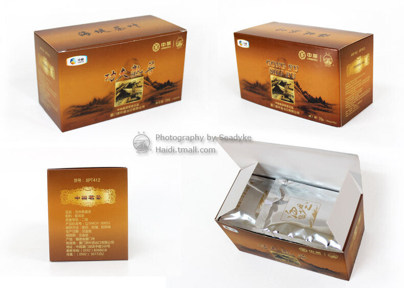 GONG FU SHU PU TEA XPT412 Sea Dyke XPT412 Kung Fu Pu-erh Tea Loose 70g Ripe Tea