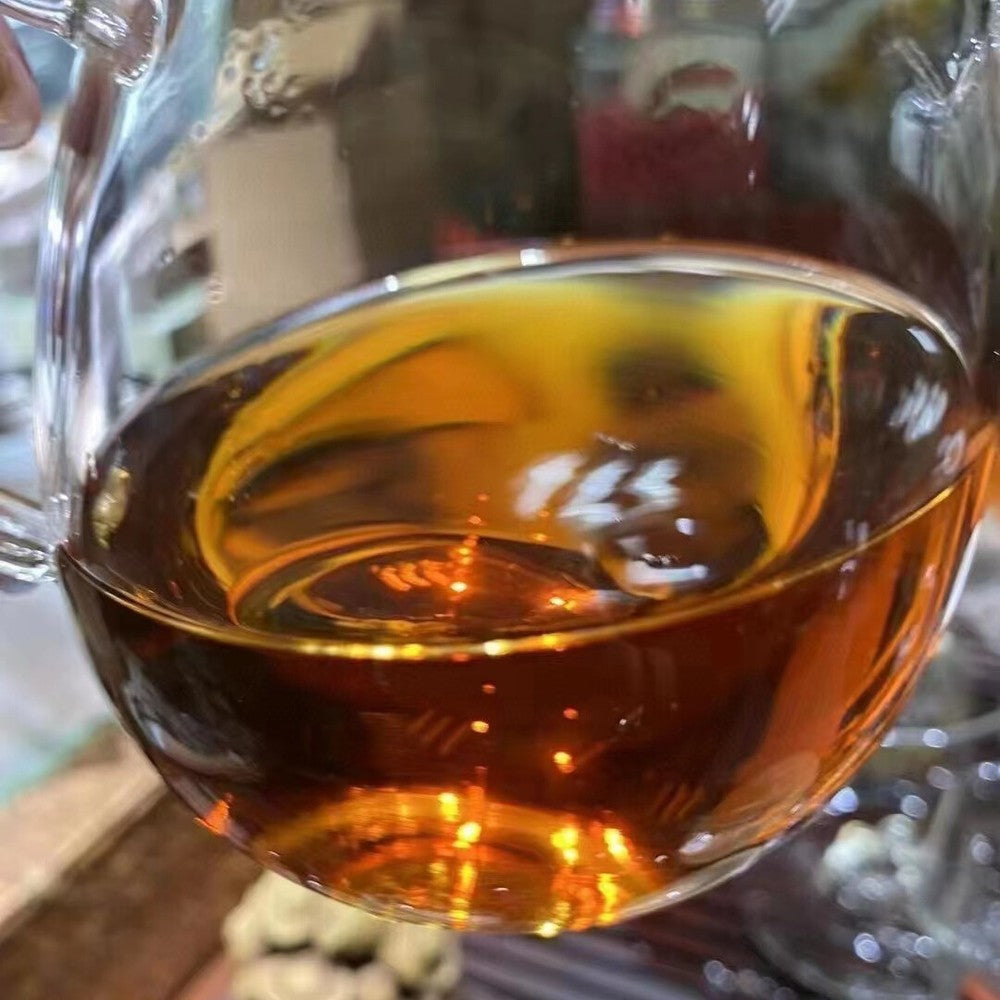 357g Yunnan Old Puerh Raw Tea 1990s Xiaguan Aged Raw Pu-erh Tea Cake Pu'er Tea