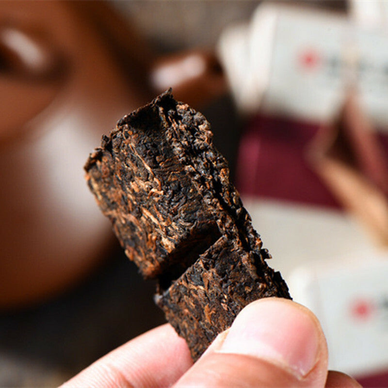 Mature Tea 80g Brick Pu He Healthy Drink Brick Tea Yunnan Puerh Tea Quality-