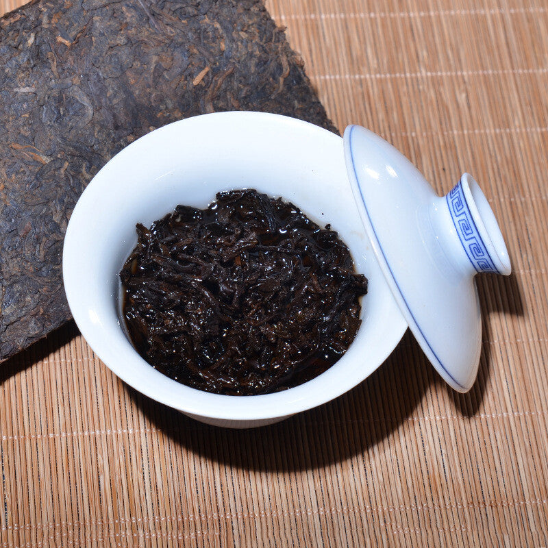 Old Banzhang Brick Tea Menghai Cooked Tea Brick 250g Yunnan Pu'er Cooked Tea-