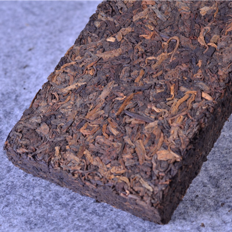 250g Puerh Tea Brick Pu'er Cooked Tea Yunnan Old Tree Zhangxiang Pu-erh Ripe Tea