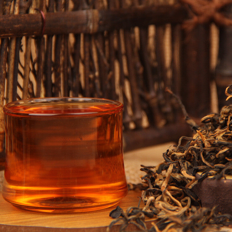/ Yunnan Black Tea Loose Leaf Dianhong Tea Red From Ancient Tea Tree 80g