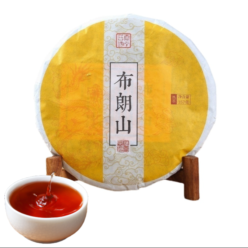Yunnan Puerh Tea Brown Mountain Big Tree Fermented Spring Tea Cake Tea 357g