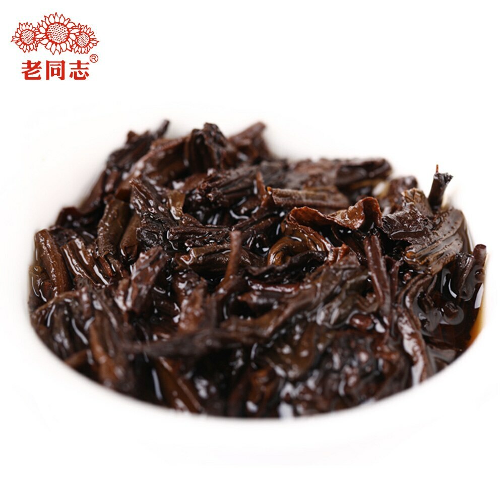 7588 tea with brewed tea. - Earth ripening tea with 250g tea-