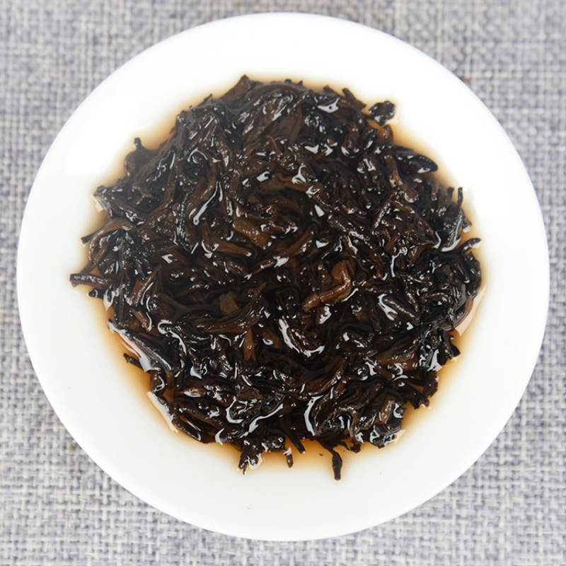 357g Organic Old Tree Tea Yunnan Pu-erh Ripe Tea Cake Big Golden Bud Mellow Tea