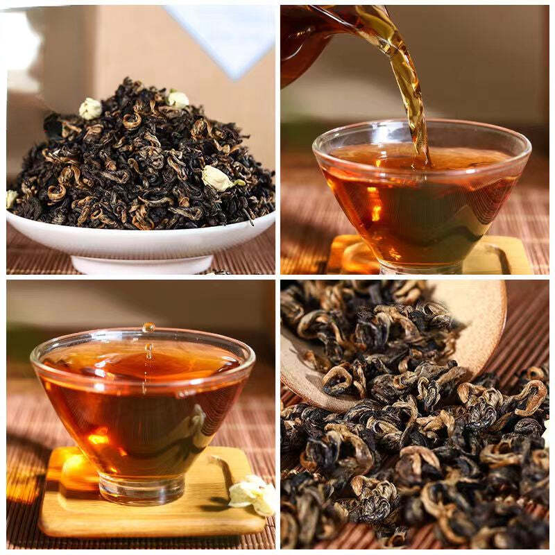 400g Fengqng Jasmine Dianhong Black Tea Kongfu Black Tea Loose Leaf Chinese Tea