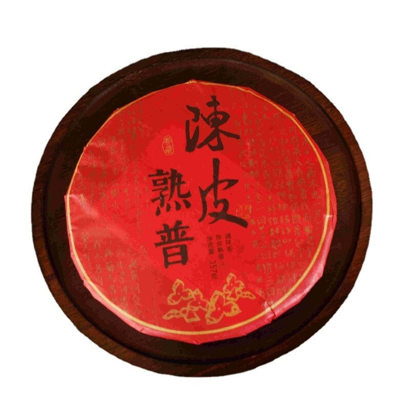 Chenpi Ripe Pu'er Tea Orange Pi Ripe Puer Tea Puerh Tea Ripe Tea Cake 357g