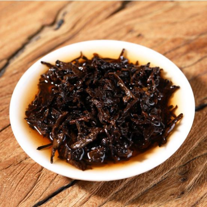 357g Yunnan Ripe Puerh Tea Cake Golden Buds Pu-erh Cooked Tea Chinese Pu'er Tea