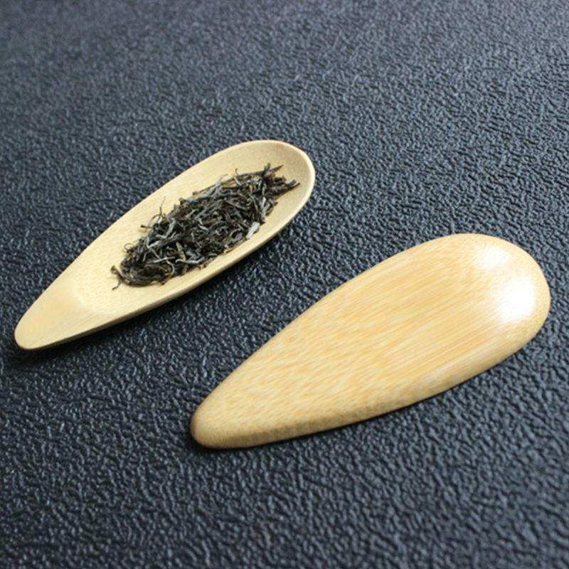 Wooden Handmade Mini Bamboo Tea Scoops Kung Fu Tea Spoon Black Green Tea Shovel